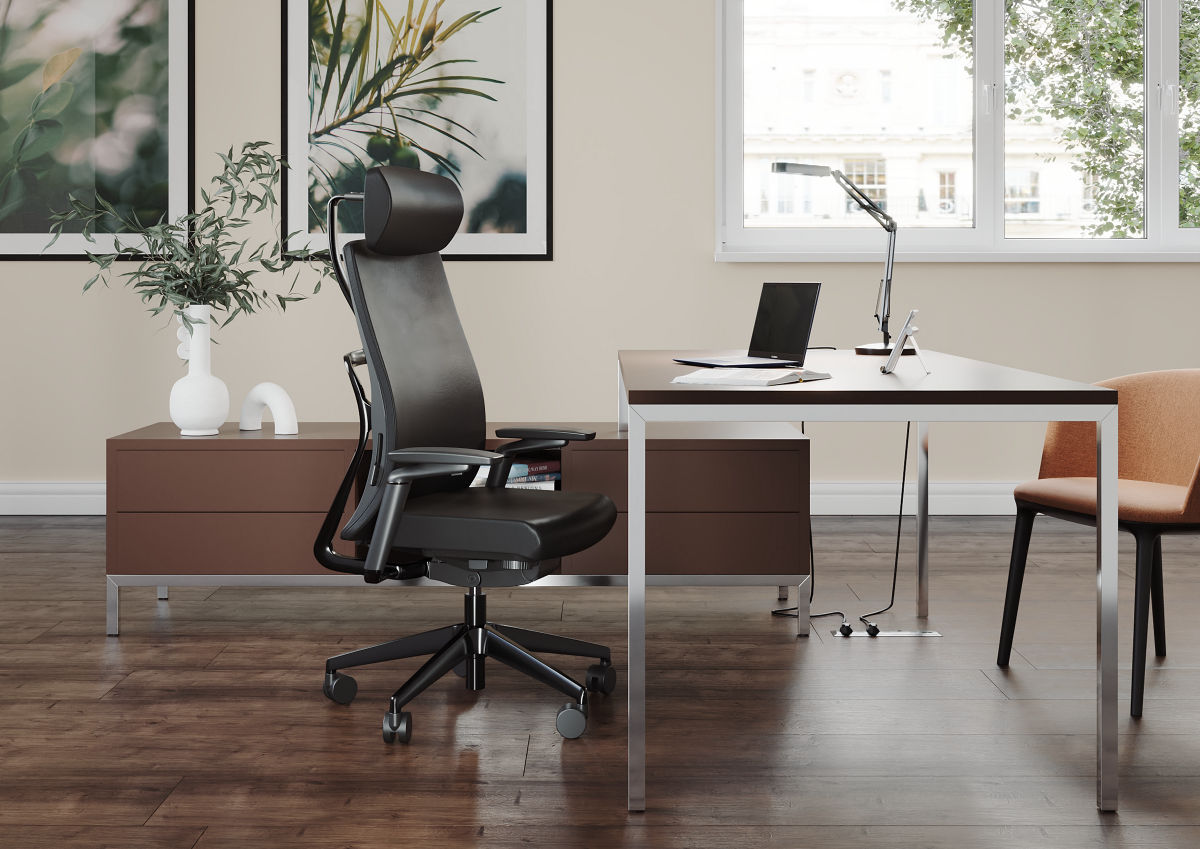 Fauteuil "MORPHOS CUIR" avec têtière – Image 2