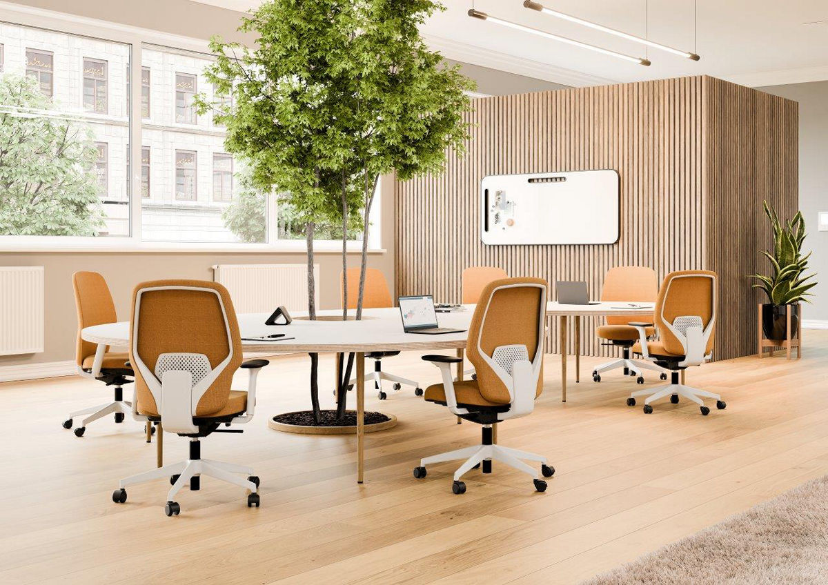 Fauteuil "REVERSO" tissu Ergoself sans têtière – Image 2