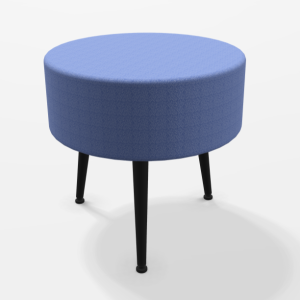 Pouf rond avec assise rembourrée et pieds fixes, conçu pour les espaces d’accueil, les zones de convivialité, les open spaces ou les salles d’attente. Mobilier élégant, confortable et fonctionnel, adapté à l’usage en entreprise, établissement public ou tertiaire.
