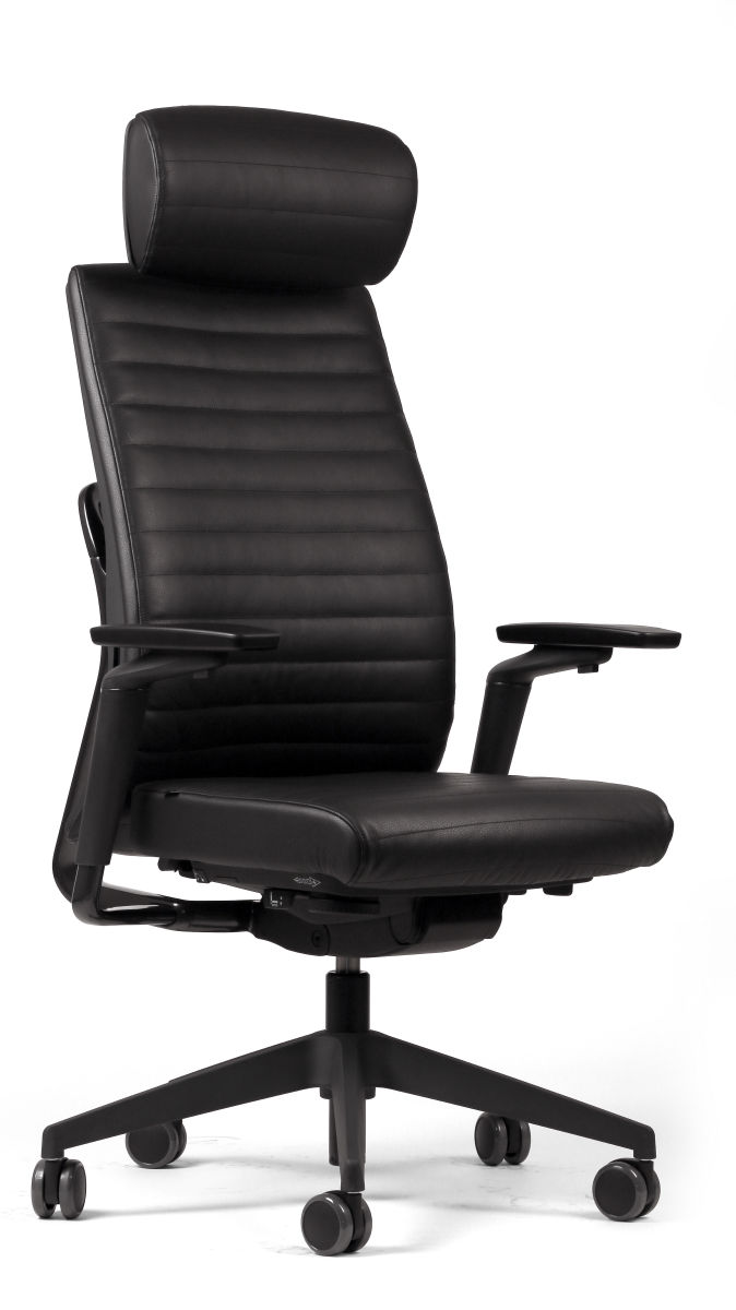 Fauteuil "MORPHOS CUIR" avec têtière