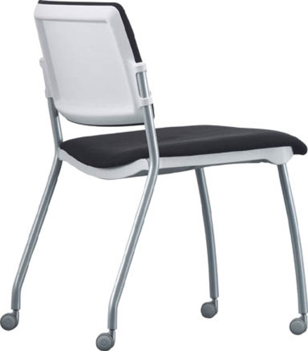 Chaise "INVENTIV" 4 pieds sur roulettes – Image 3