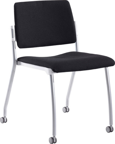 Chaise "INVENTIV" 4 pieds sur roulettes – Image 2