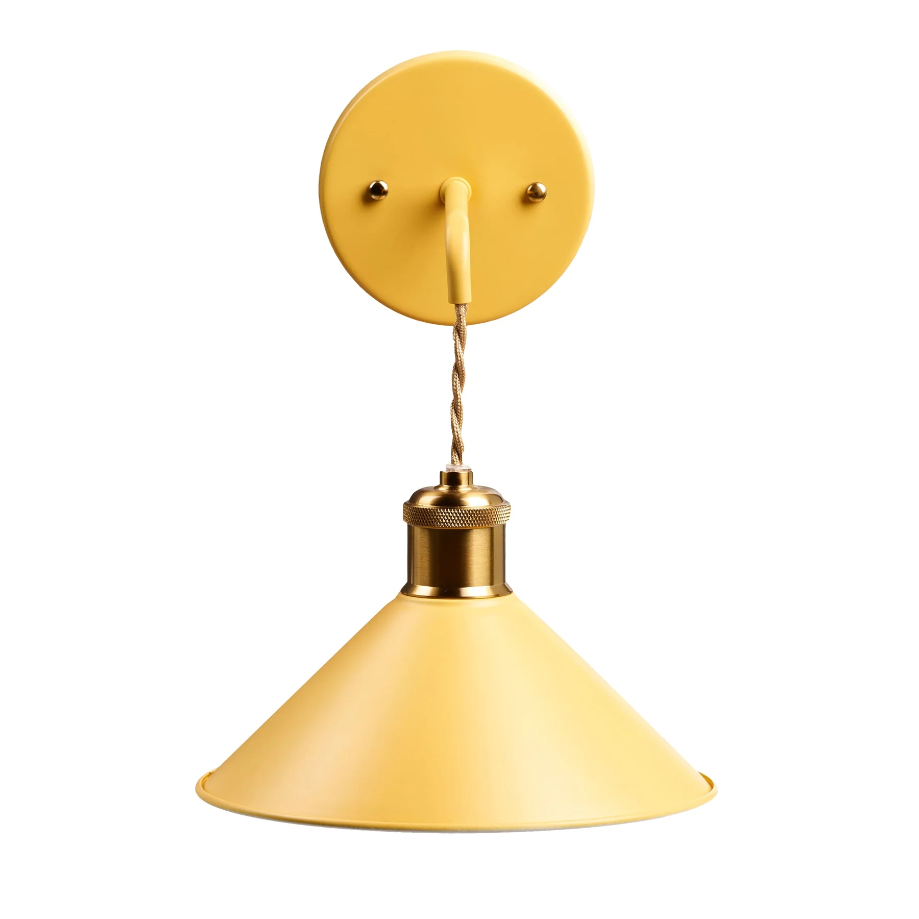 Applique murale BELL AP – luminaire vintage en laiton & acier laqué, douille E27 12W Applique murale BELL AP : luminaire rétro en laiton et acier laqué, douille E27