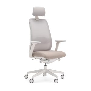 Chaise de bureau ergonomique Bejot Belt – mécanismes synchrones, assise dynamique et réglages complets La chaise de bureau ergonomique Bejot Belt est conçue pour le travail intensif et les postes informatiques grâce à ses mécanismes synchrones, ses réglages personnalisés et son confort postural. Elle combine dossier en maille respirante Rhythm, soutien lombaire réglable, assise dynamique et options d’accoudoirs ajustables pour améliorer l’ergonomie, la posture et la ventilation au quotidien. Mécanisme synchrone BG+X – pondération automatique Synchronisation avec pondération automatique : résistance du ressort adaptée automatiquement au poids de l’utilisateur Dossier verrouillable en 4 positions Inclinaison réglable : dossier 20° / assise 5° Profondeur d’assise réglable : 58 mm Mécanisme synchrone LG+X – réglage manuel Synchro : réglage manuel de l’inclinaison synchronisée du dossier et de l’assise Dossier verrouillable en 4 positions Plage d’inclinaison : dossier -6° à 20° / assise -3° à 10° Angle en position de travail : assise -3° / dossier -6° Profondeur d’assise réglable : 65 mm Soutien lombaire et dossier en maille respirante Soutien lombaire réglable en hauteur : 80 mm (maintien de la courbure naturelle de la colonne) Dossier en maille Rhythm : maille aérée, ventilation et confort pour une utilisation prolongée Assise dynamique à coussin pneumatique Coussin pneumatique intégré dans le siège Assise dynamique : l’air se déplace avec les mouvements, réduit les points de pression et améliore le soutien ciblé Optimise le confort d’assise et la posture lors des longues sessions de travail Base 5 étoiles et roulettes pour sols durs Base 5 étoiles : nylon gris renforcé de fibres de verre, Ø 700 mm Roulettes souples grises pour sols durs : Ø 65 mm, frein automatique Accoudoirs réglables (option) et appui-tête réglable Sans accoudoirs possible Accoudoirs réglables : structure polyamide gris, manchettes souples polyuréthane Réglage en hauteur : 80 mm + réglage avant/arrière Rotation : 50 mm gauche/droite, 16° Version sans réglage de largeur (P63G) ou largeur réglable 30 mm Appui-tête réglable en hauteur (60 mm) et en angle, revêtement cuir anthracite ou tissu (sauf modèle Nice)